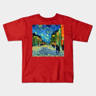 Christmas - Van Gogh Style Kids T-Shirt